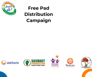 Pad Distribution by Sakaar Outreach, supported by Unicharm
